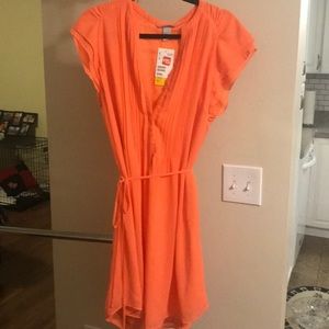 Peach summer dress